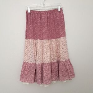 Vintage Tiered Prairie Skirt